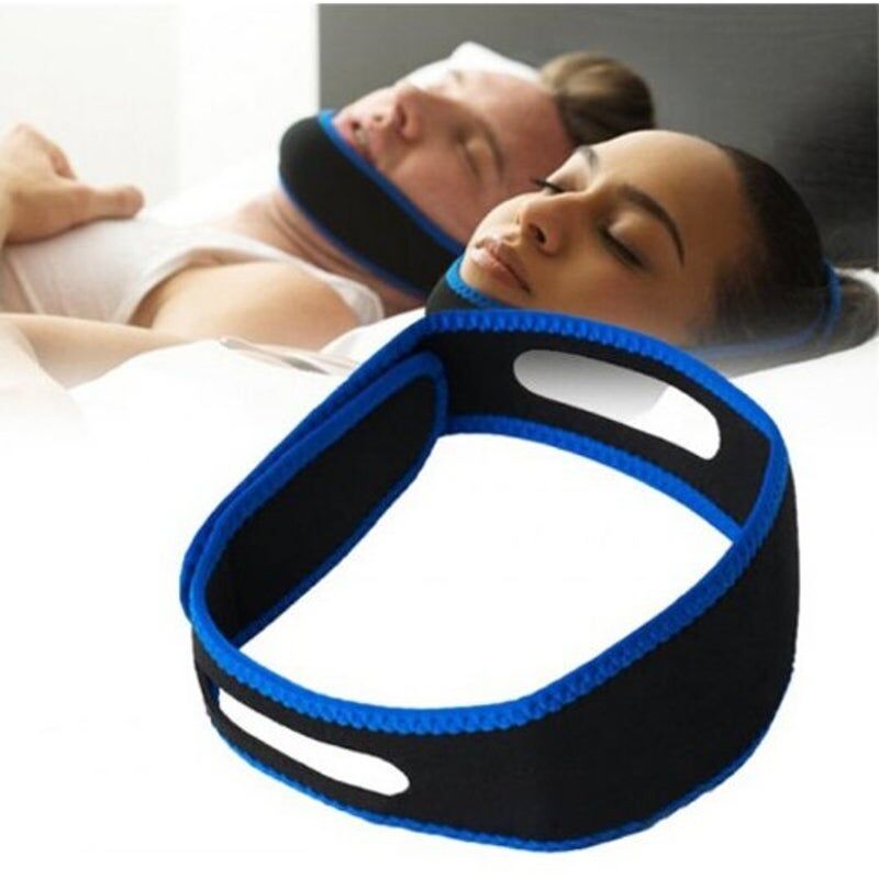 HOD Health&Home Anti Snore Belt Chin Strap Snoring Stopper Guard Black