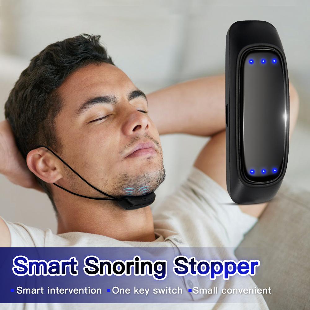 Meiteai Smart Stop Snoring Device EMS Pulse USB Stop Snoring Device Portable Comfortable Sleep Well Stop Snoring Health Care Sleep Apnea Aid