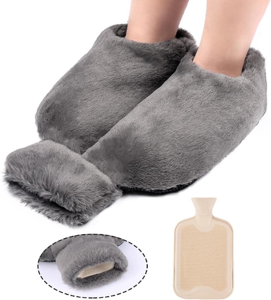 Bobo Life Foot Warmer Hot Water Bottle Feet, 2-in-1 Foot Warmer Adults Without Electricity, 2L Hot Water Bottle Feet for Pain Relief, Foot Hot Water Bottle