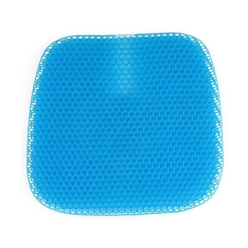HOD Health&Home Cushions Honeycomb Design Soft Cool Gel Seat With Groove Non Slip Pain Relief