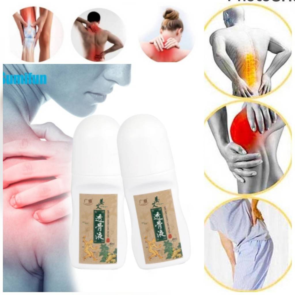 Sumifun Pain Relief Roll on Analgesic Gel Liquid Muscle Pain Massage Joint Back Pain Relieve Chinese Herbal Natural Health Care Pain