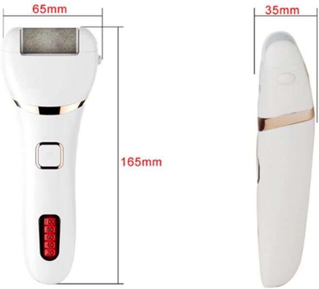 HOD Health&Home Portable Electronic Foot File Pedicure Tools Feet Care Perfect For Dead Electric Callus Removers Rechargeable