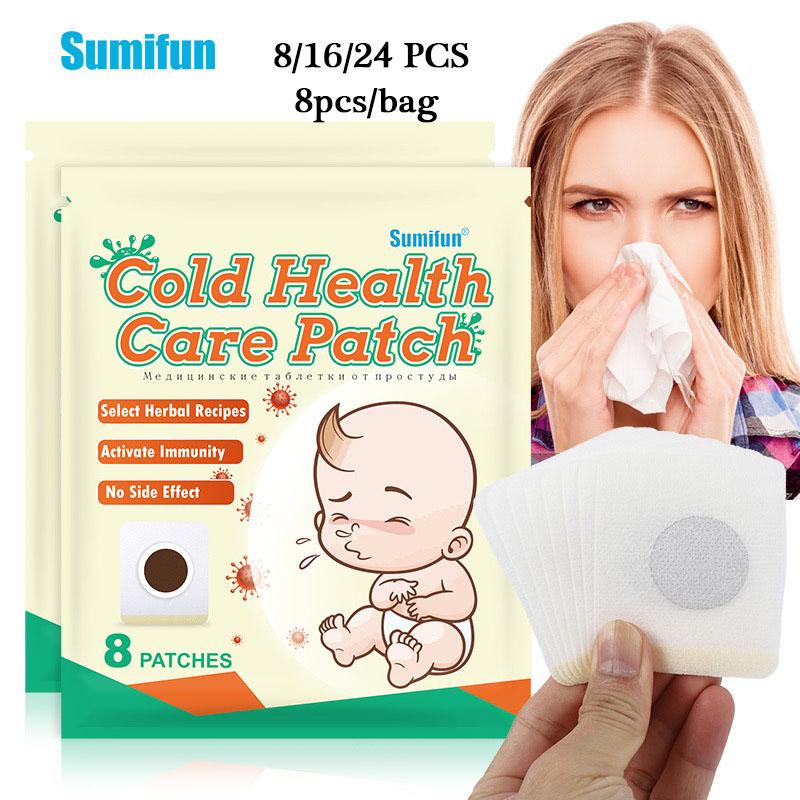 Sumifun 8pcs/bag Cold Health Care Patch Acupoint Health Stickers