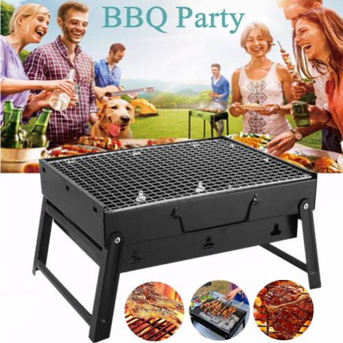 Smile Again1997 Small folding barbecue, charcoal barbecue, outdoor camping, home folding, portable, and lightweight 2023