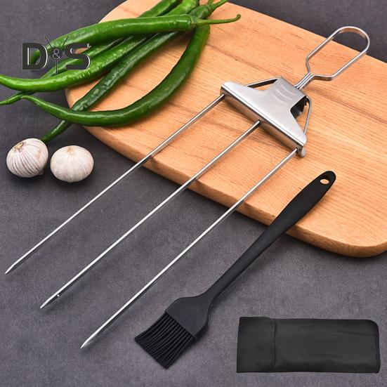 Medoc Sharp Point Barbecue Skewer No Deformation Sturdy Camping Picnic Barbecue Barbecue Stick