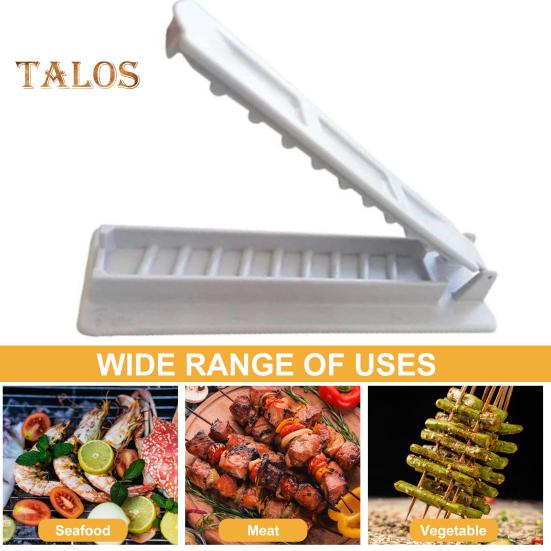 Daydreamer Barbecue Skewer Machine Openable Barbecue Eco-Friendly Reliable BPA Free Manual Kabob Skewer Outdoor Accessory