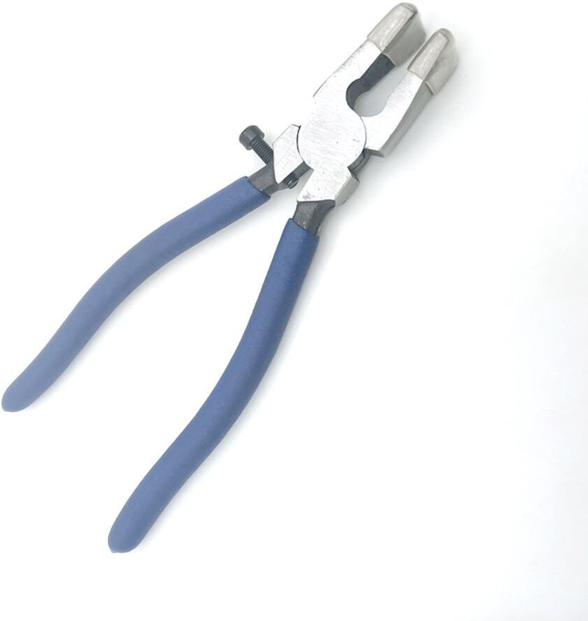 Cosmetic 2 8Inch Pliers Blue Clamp Clip Pliers For Glass Trimming