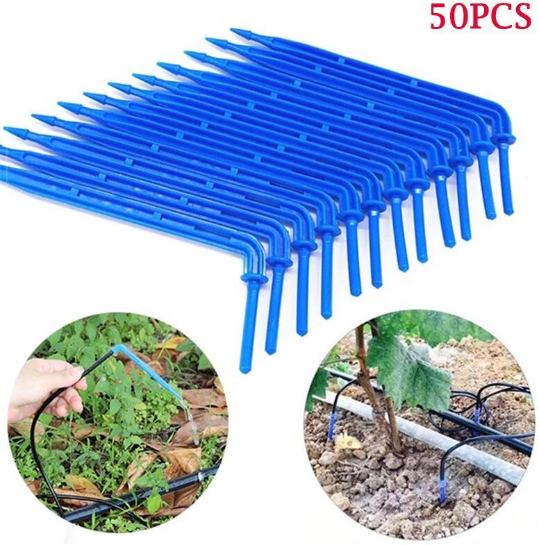 CLOUD Home & Kitchen 50pcs Garden Irrigation Arrow Dripper Emitter Micro Drip Irrigation System Water Drop Tools