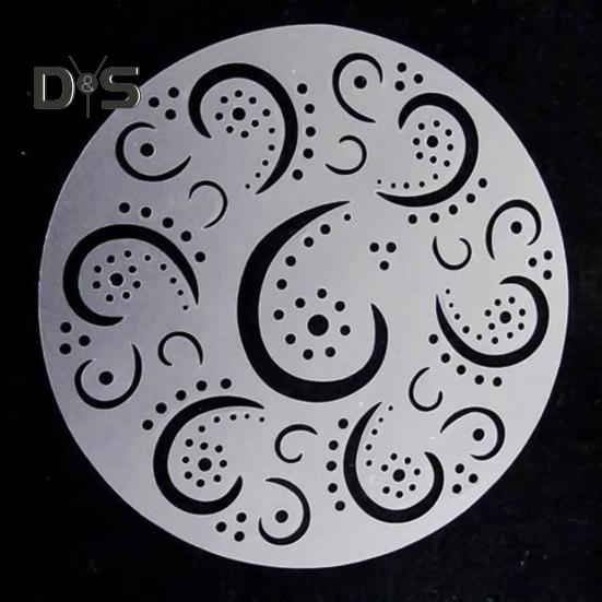 DYS Kitchen 4Pcs Cake Stencils Food Grade High Toughness PP Cake Cookie Stencil Template Molds Baking Supplies