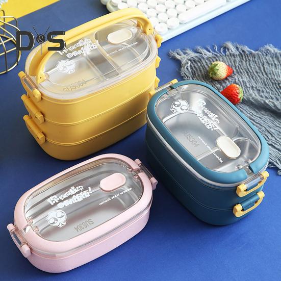DYS Kitchen Microwave-heatable Lunch Box Large Capacity School Multi-Layer Lunch Box