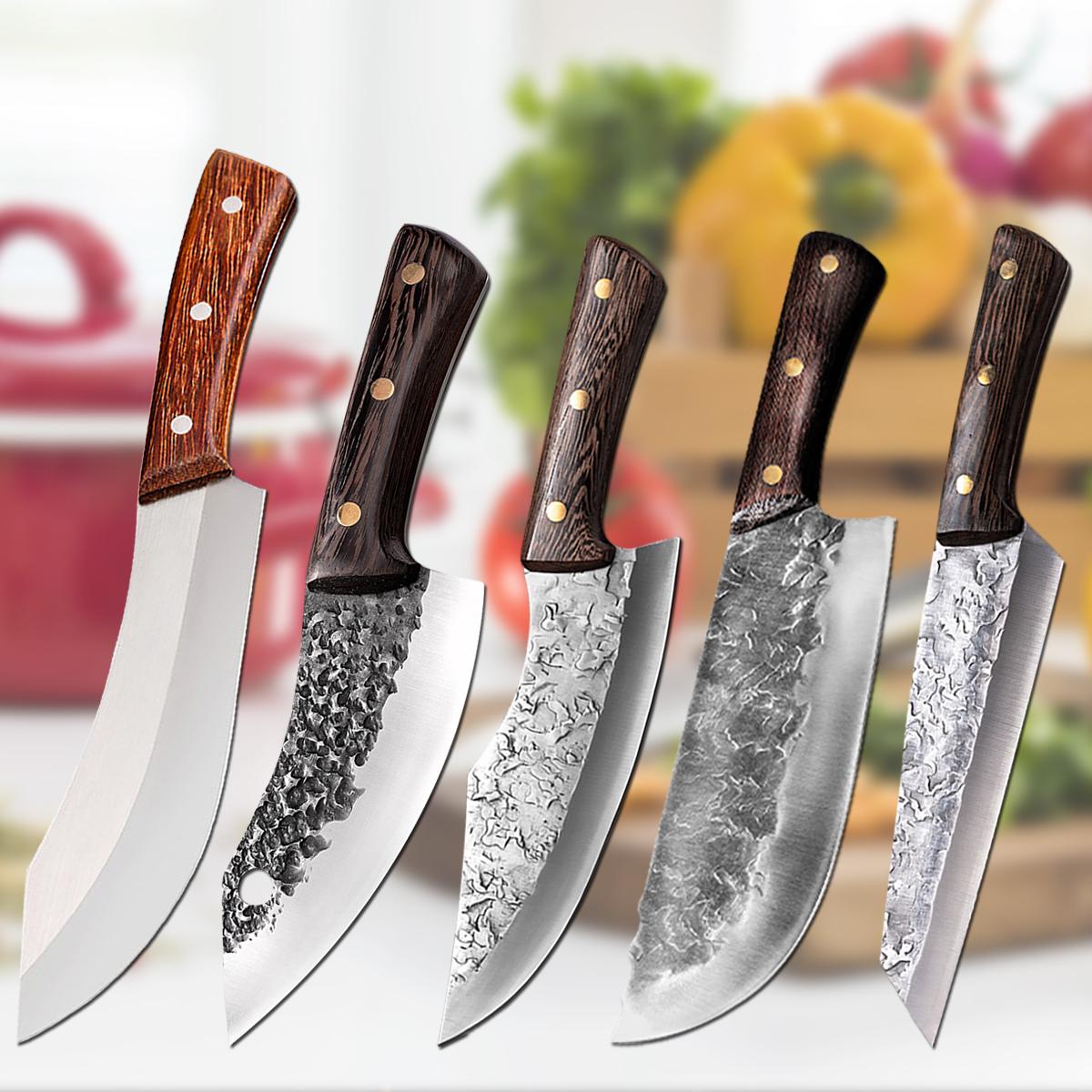 Kitchen Knife Home Forged Boning Knife Professional Butcher Knife Kitchen Knife High Carbon Steel Fishing Sharp Cooking Knife Damascus Chef Knife