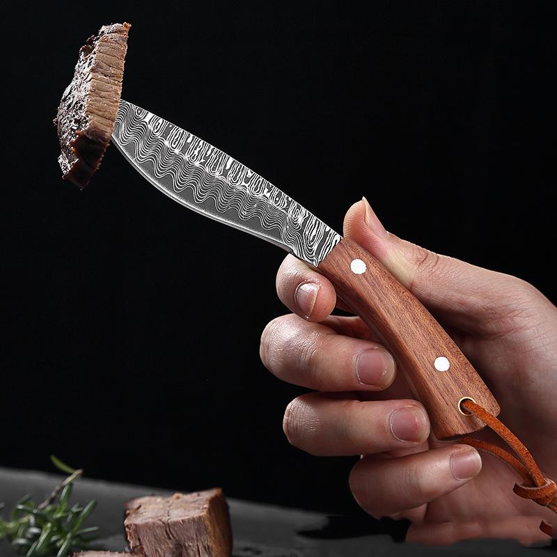 Kitchen Knife Home 2022 New Outdoor Cutter Portable Hand Grilled Meat Barbecue Knife With Multi-purpose Chef's Knife Sharp Fruit Cooking Tool Kitchen Knife