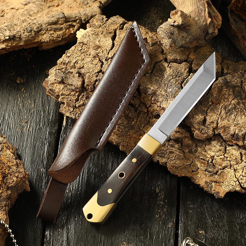 Kitchen Knife Home Boning Knife Stainless Steel Butcher Knife Meat Cleaver Fruit Kitchen Knife Outdoor Camping Tool Chef Knife with Sheath