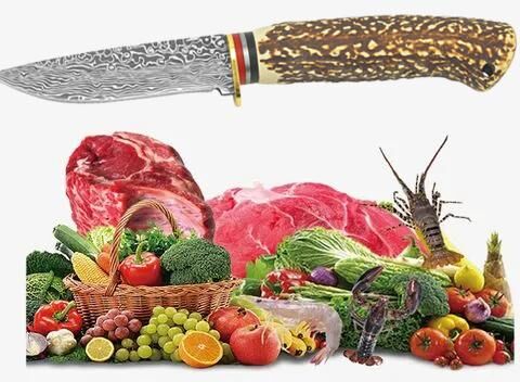 Kitchen Knife Home Kitchen Knife Kitchen Kitchen Knife Small Eat Mutton Cut Mutton Beef Knife Straight Knife Multi-Purpose Fruit Knife Paring Knife 5CR13mov Steel