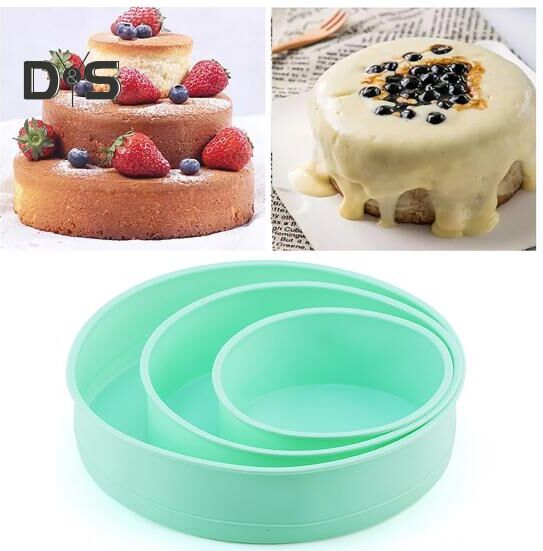 DYS Kitchen Reusable Silicone Cake Mold Non-stick Useful Smooth Edges Cake Mold