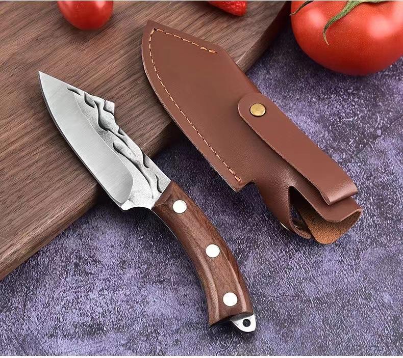 IKKNIFE Kitchen Knife Household Boning Knife Meat Cleaver Slicing Knife Outdoor Hunting Knife