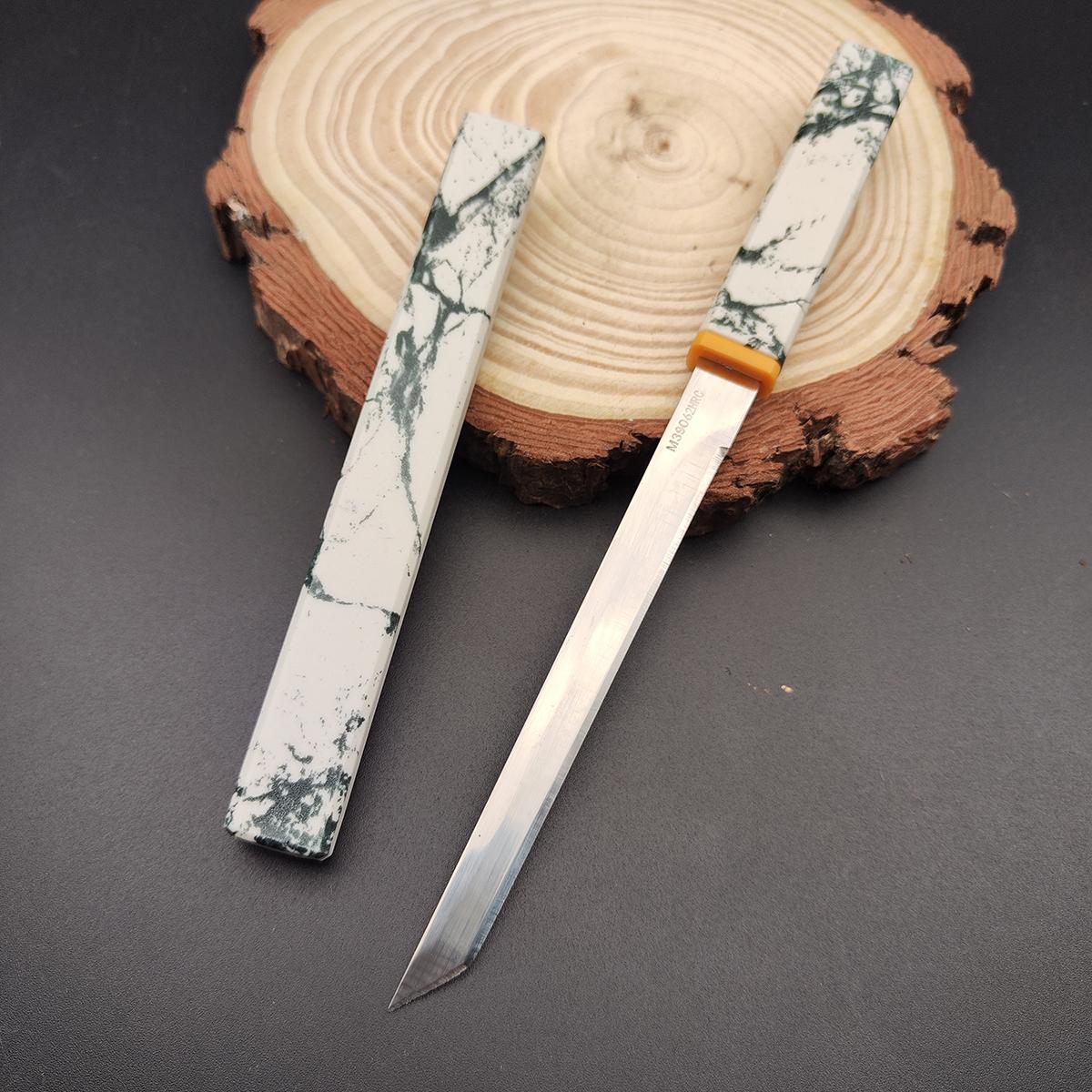 Kitchen Knife Home Stainless Steel Utility Knife Kitchen Peeling Fruit Knife Barbecue Cutting Fishing Knives with Cover