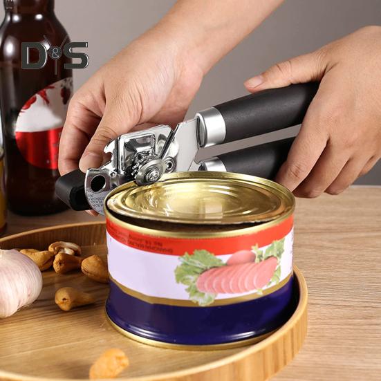 DYS Kitchen Smooth Edge Can Lid Opener Easy Turn Knob Convenient Time-saving Can Lid Opener
