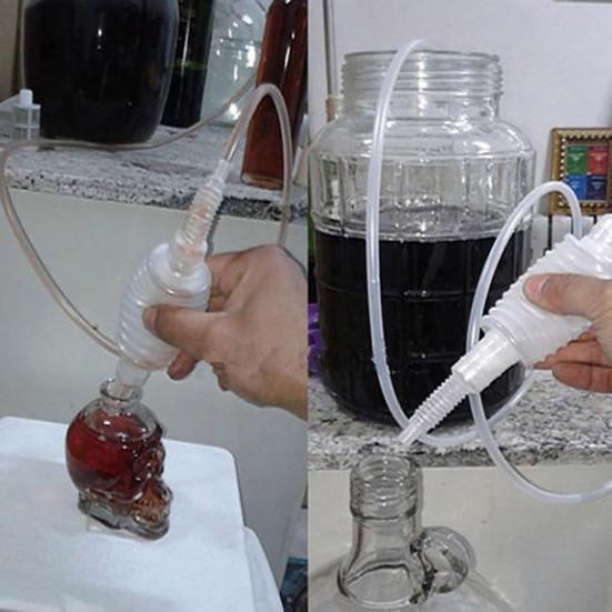 Deyishenghuo Semi-automatic Brew Making Hand Syphon Pack Wine Filter Knead Siphon Tool