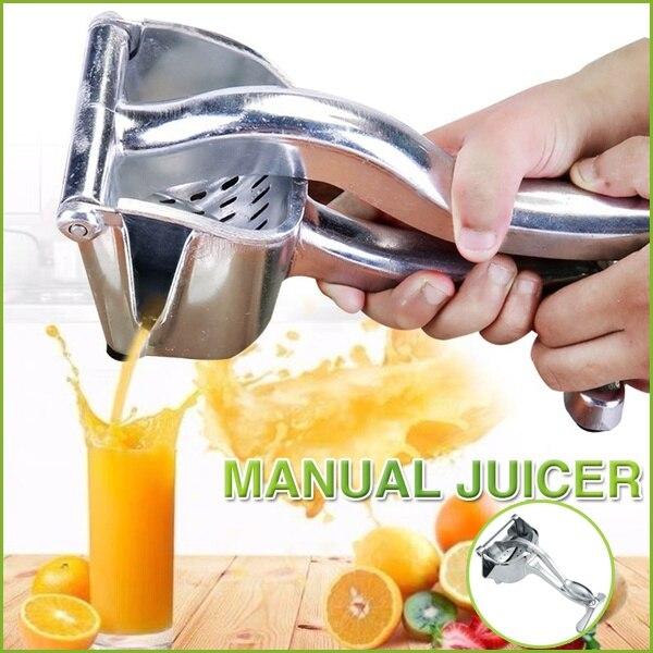 boho berry Silver Metal Manual Juicer Orange Fruit Squeezer Kitchen Gadgets Household Multi-functional Juicer Kitchen Tools Accessories