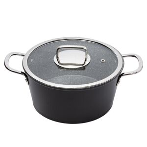 Serenk Excellence Stock Pot, 2.64 Quart Cooking Pot, Nonstick, PFOA Free Granite, Capsulated Bottom, Oven&Dishwasher Safe, 8.66 in/22 cm, 85 oz/2.5 lt