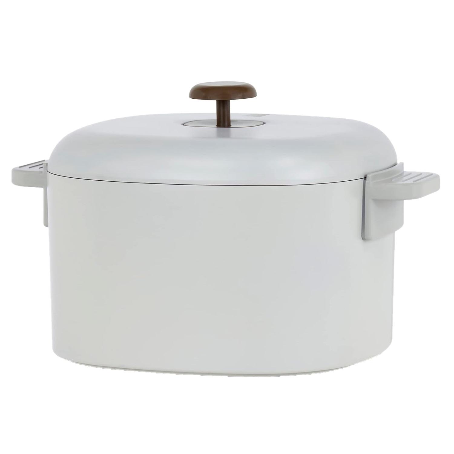 WanT  Kitchen&Home Appliances Nonstick Cooking Pot with Lid,Cookware,pan   Steam, Bake, Braise, Roast   PTFE and PFOA-Free   Toxin-Free, Easy to Clean  kitchen accessories