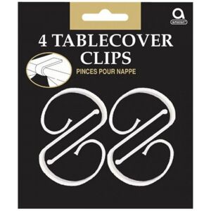 Amscan Plastic Tablecover Snap Clips (Pack of 4)