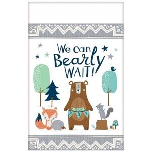 Amscan We Can Bearly Wait! Paper Baby Shower Party Table Cover