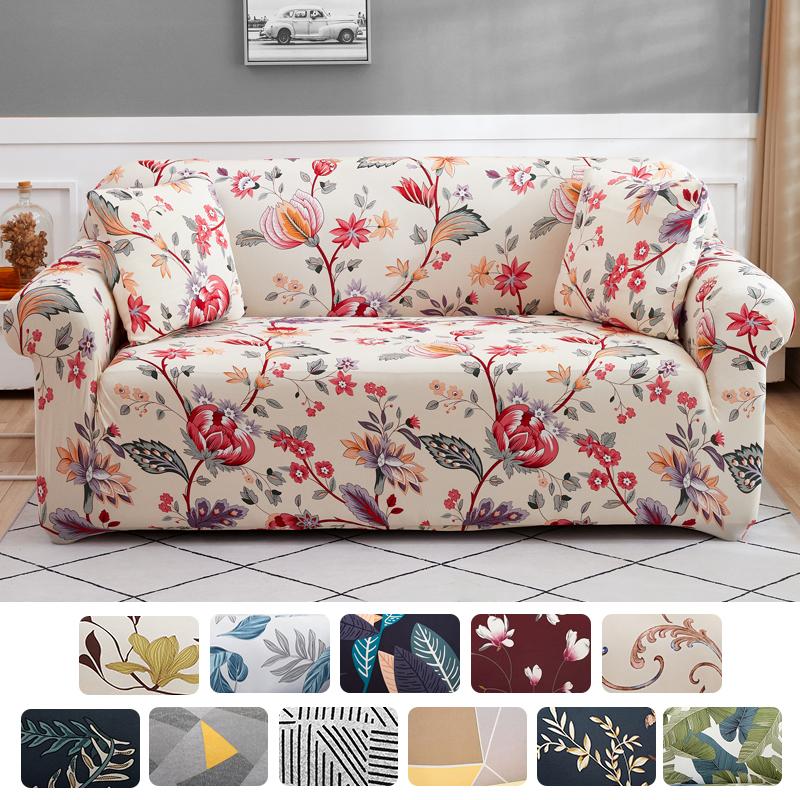 Furniture Component Printed Sofa Cover Stretch Couch Cover Sofa Slipcovers For Couches And Loveseats Washable Furniture Protector For Pets Kids