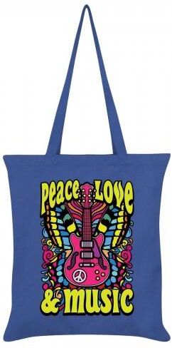 Grindstore Peace, Love & Music Tote Bag