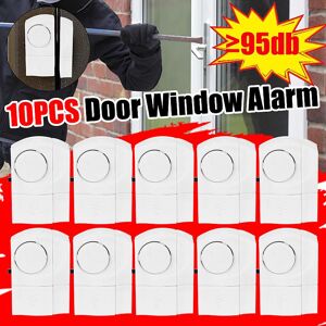 better better 1/4/10pcs 95dB Smart House Security Wireless Home Window Door Entry Burglar Magnetic Sensor Alarm Warning System