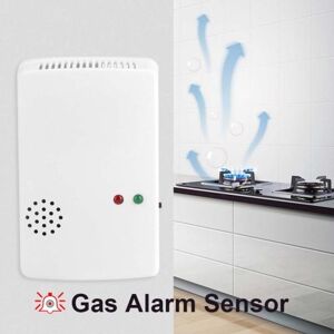 Power Tool Home Security 85dB Wall Mounted Natural Gas Leak Detector Tester Alarm Sensor