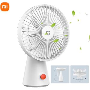 Xiaomi Mijia Desktop Fan Handheld 2in1 Portable 4000mAh Battery Type C Rechargeable 4 Gear Wind Fan Home and Office