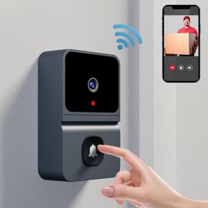 ElectronicMall Two-way Wireless Security DoorBell Wireless Intercom Doorbell Home Security WiFi Smart Video Call Door Bell with Camera