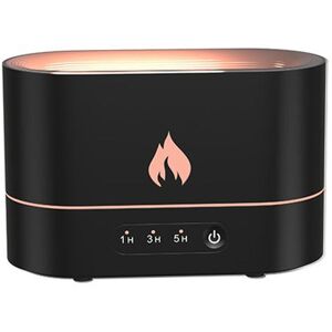 Home Furnitures Electric Aromatherapy Diffuser 250ml LED Smart USB Air Humidifier (Black)