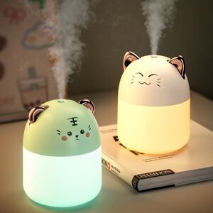 xianyi01 1PC Humidifier Night Light Cute Air Humidifier Diffuser Essential Oil Diffuser Air Freshener Room Aromatherapy Humidifier