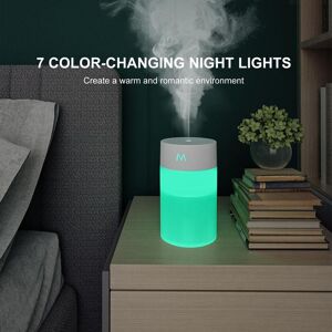 GLOBAL XIAOMI MALL 260ML USB Mini Air Humidifier Ultrasonic Aromatherapy Diffuser Portable Sprayer LED Lamp for Home Car