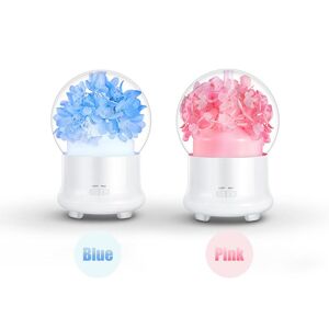 TOMTOP JMS Preserved Flower Aroma Diffuser 100mL Mist Humidifier 7-color Night Light Quiet Essential Oil