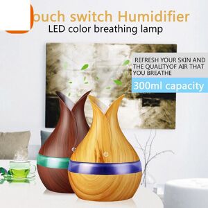 MImi Global Home 300ml Air Humidifier USB Air Diffuser Essential Oil Aromatherapy Machine with Seven-color Light for
