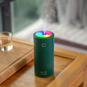 K&J Humidifiers Humidifier Nanotechnology Mute Soft LED Light Portable Car Humidifier for Car