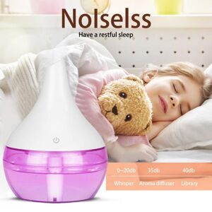 Household Good Yousheng 1 Set 300ML Air Humidifier Portable USB Charging Humidifier with LED Light Durable Mist Humidifier for Home