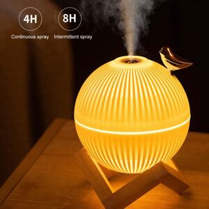 K&J Humidifiers 330ml USB Humidifier Creative Stellar Shape PP Low Noise Novelty Bird Air Dampener for Living Room