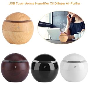 Home1 USB Essential LED Touch Aroma Ultrasonic Humidifier Oil Diffuser Air Purifier