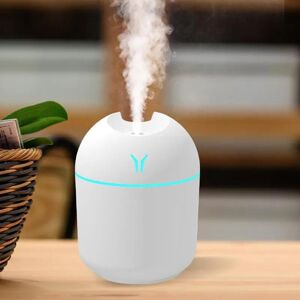 Polina Humidificador Mini Air Humidifier Aroma Essential Oil Diffuser Portable 220ml Humidifier ome Car Ultrasonic Mute Mist Maker with LED Night Lamp