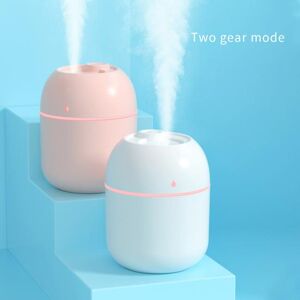 K&J Humidifiers USB Humidifier Portable Mute Humidification 220ML Mist Maker with LED Night Lamp for Home