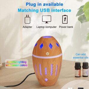 TOMTOP JMS Ultrasonic Humidifier Portable Desktop Air Humidifier with Colorful Lights Essential Oil Diffuser