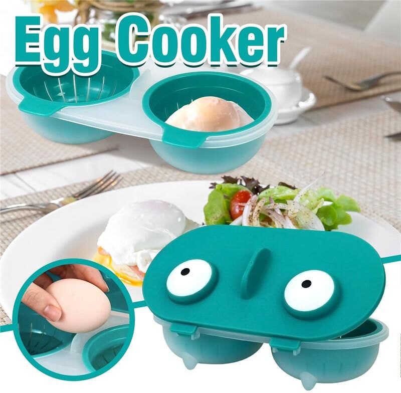 skake-one Microwave Egg Poacher Portable Egg Cooker for Microwave Egg Boiler for Ovens Breakfast Cooking Kitchen Steamed Poached Egg