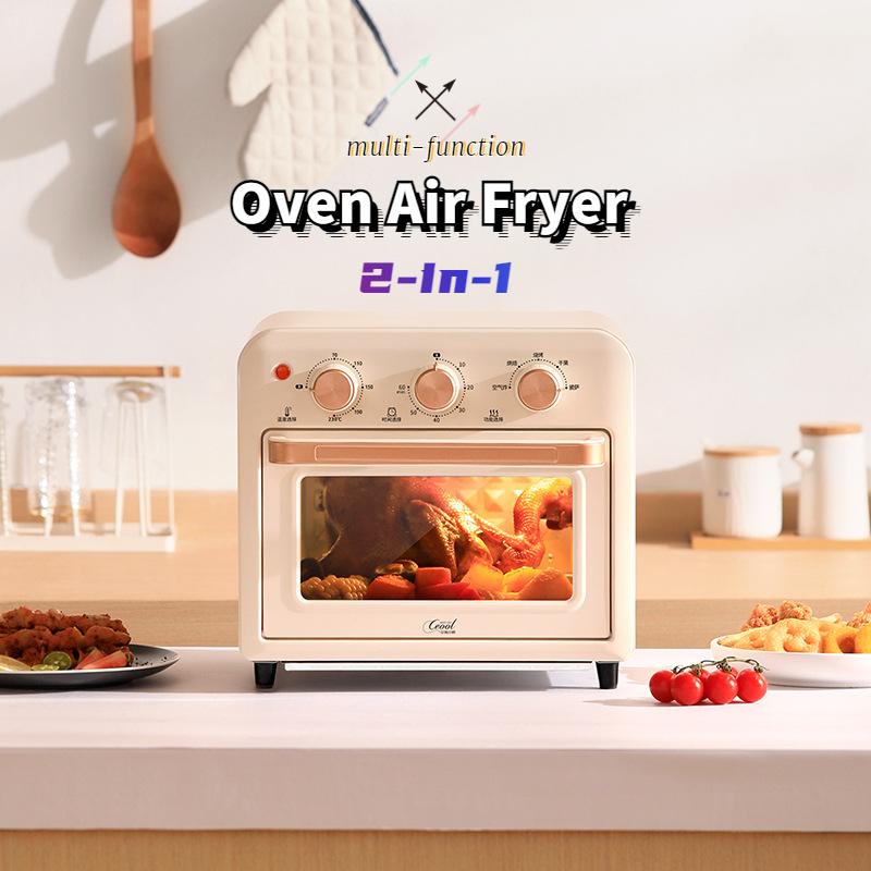zhishangyoupin Exquisite Multifunctional Electric Oven Household Air Fryer Oven 2-in-1 Fully Automatic Smart Appliance
