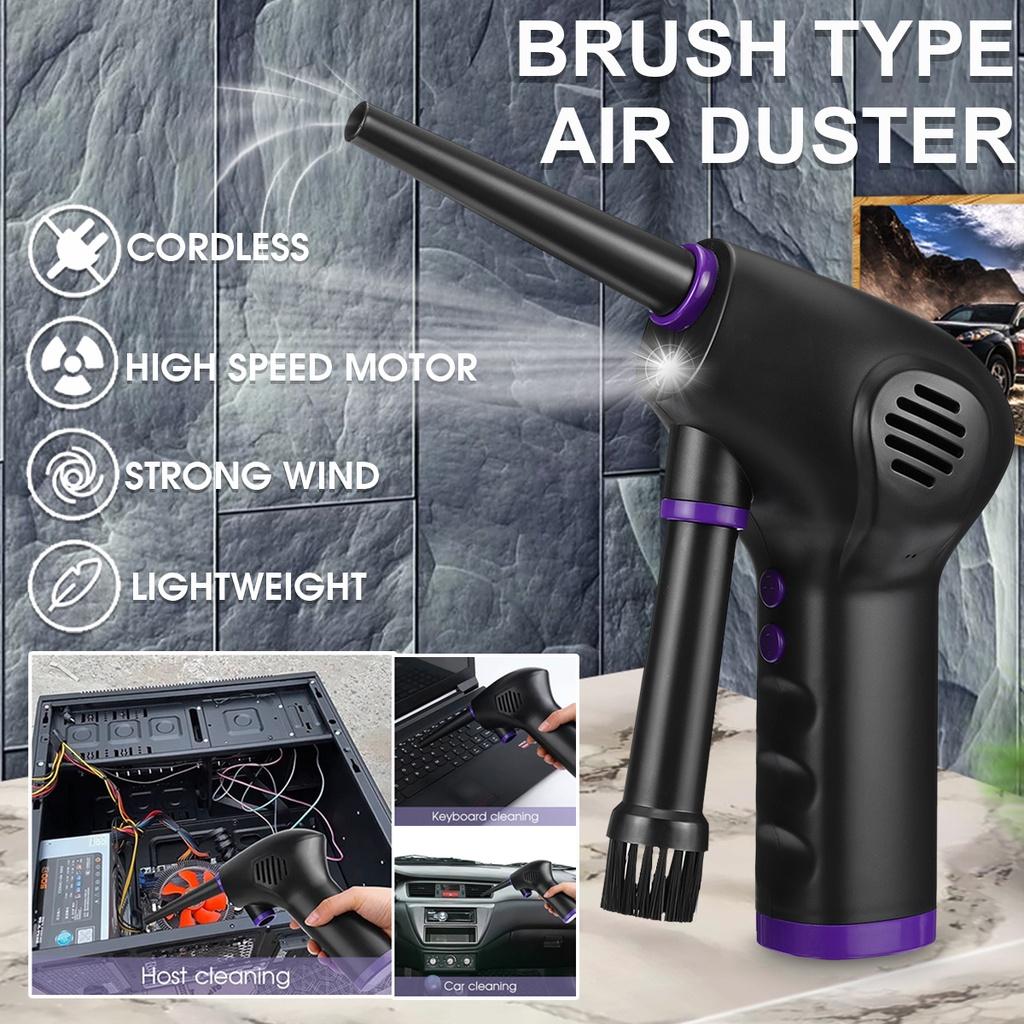 iHome Global 70m/s Cordless Air Duster For Computer Cleaning Replaces Compressed Spray Gas Cans Rechargeable Cleaner Blower