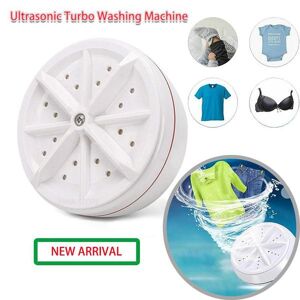 ElectronicMall Ultrasonic Turbo Washing Machine Laundry Portable Travel Washer Air Bubble And Rotating Mini Washing Machine Mini Washing